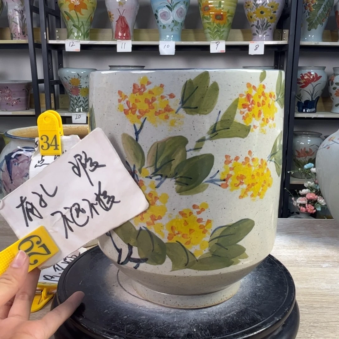 罐1tc景德镇陶瓷花盆