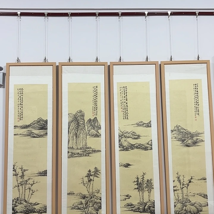 窗***蝉国画国画作品软片作品