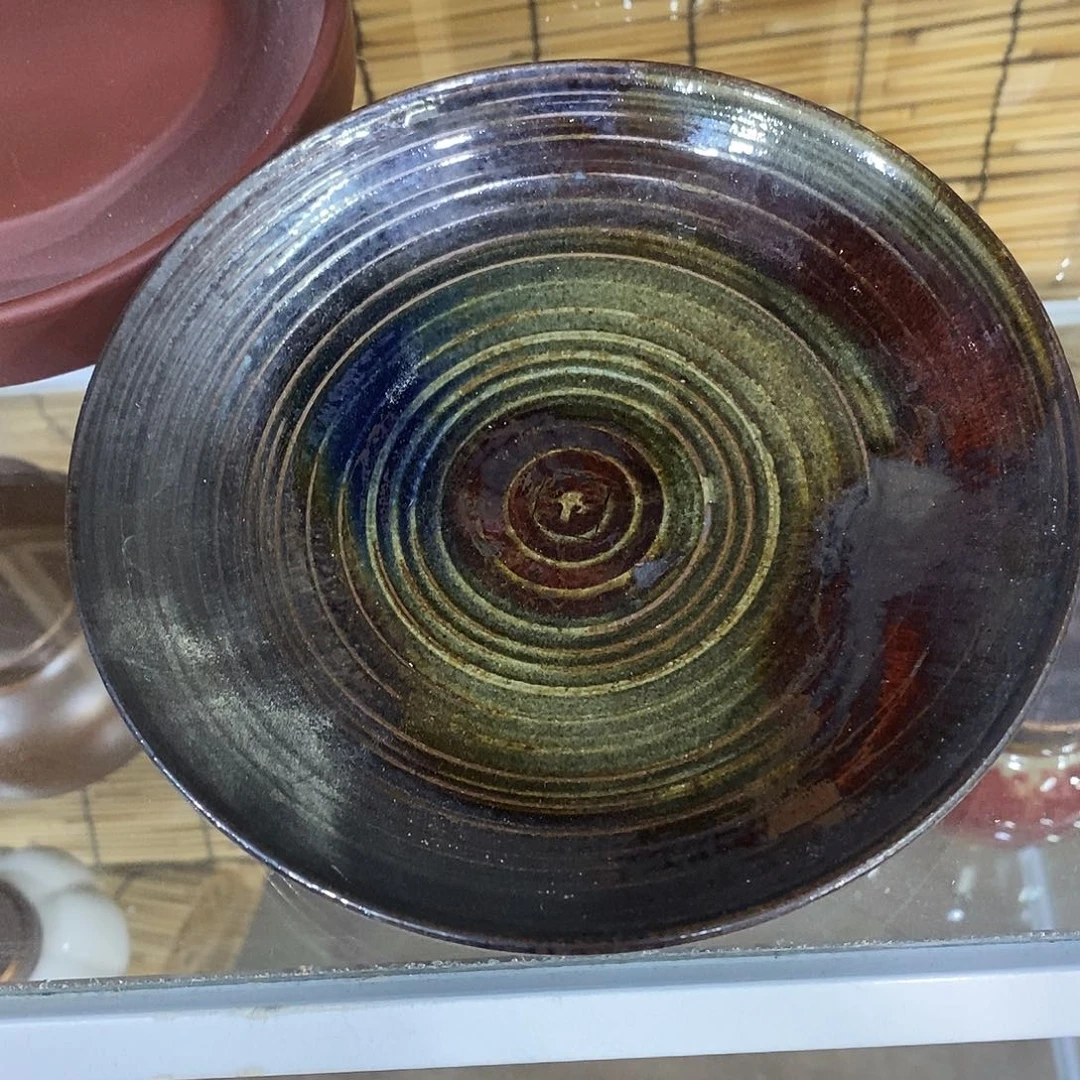 粗陶志野柴烧茶器