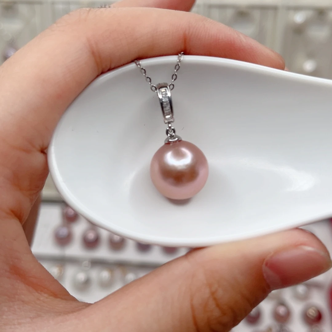 淡水珍珠吊坠(赠链)合金