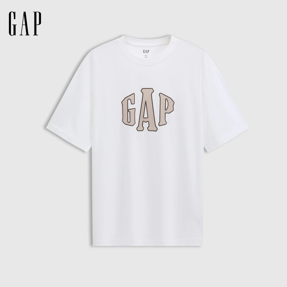 【成毅代言】Gap男女装2025纯棉印花logo短袖T恤宽松轻薄上衣727562