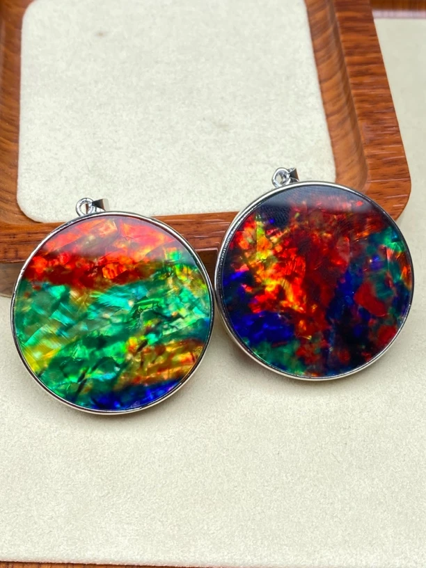 斑彩圆牌吊坠多样性发一件BC-854号