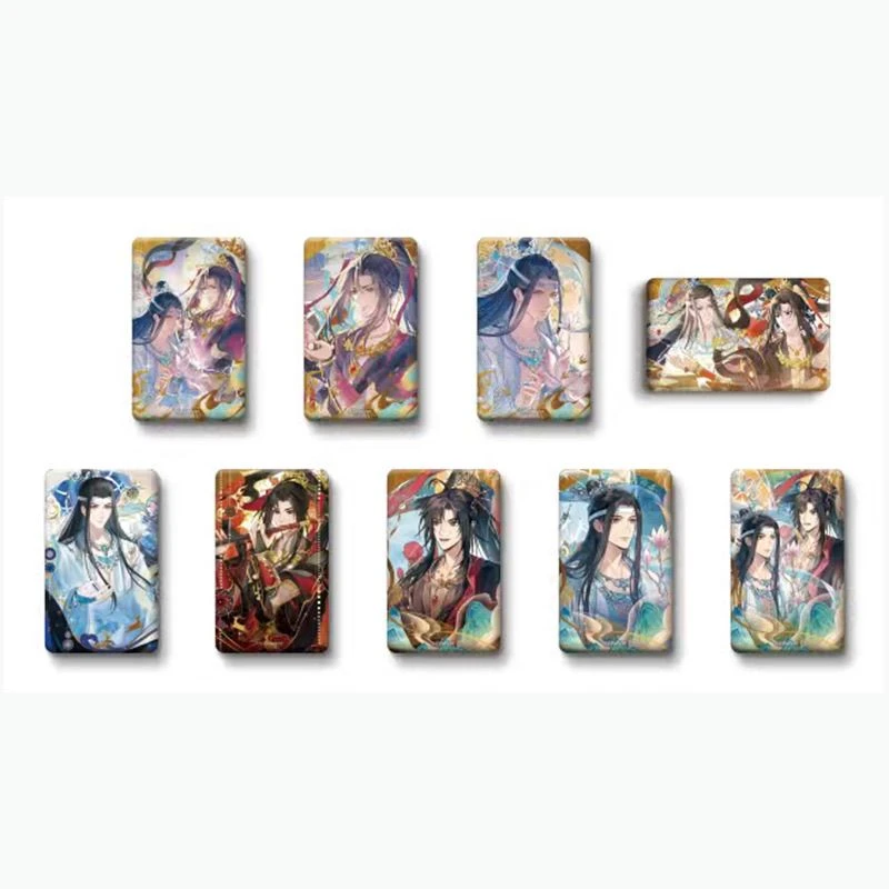 【代拆】魔道祖师飞天绘梦系列方形徽章相卡盲盒
