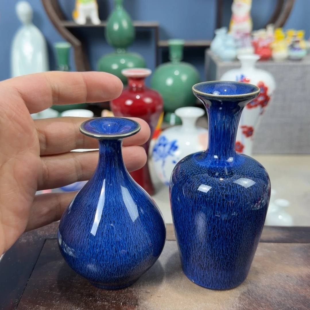 陶瓷手工小花器摆件