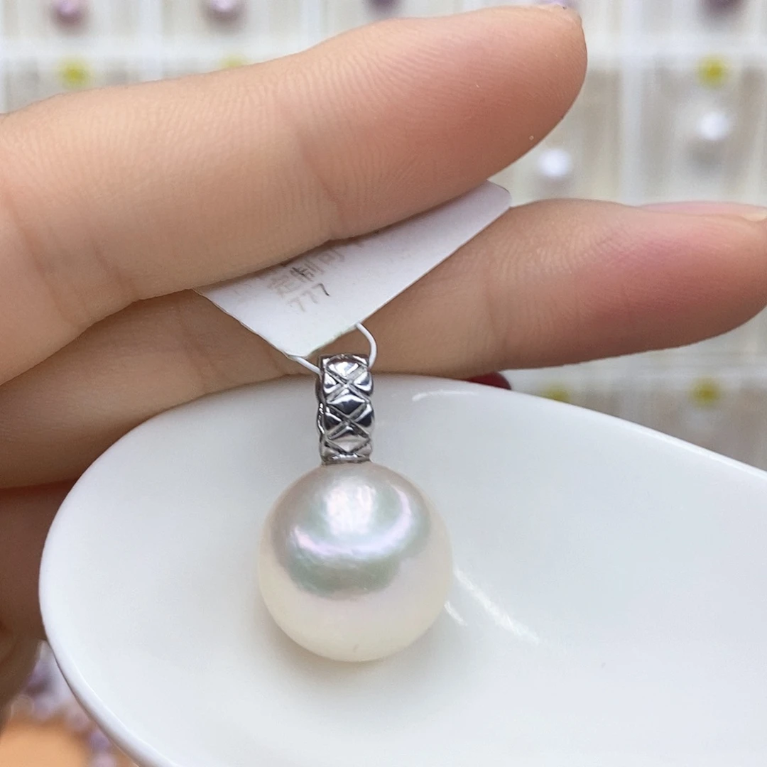 淡水珍珠项链合金