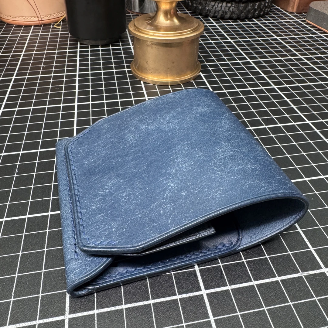 纯手工制作简易短钱夹