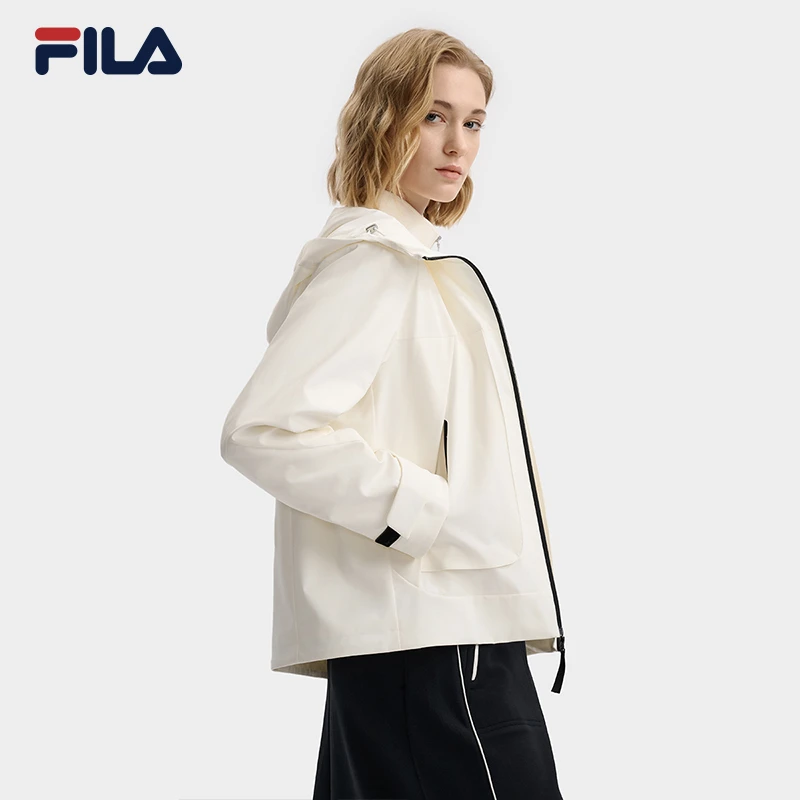Fila/斐乐秋冬新款女士户外运动梭织外套休闲百搭秋冬穿搭