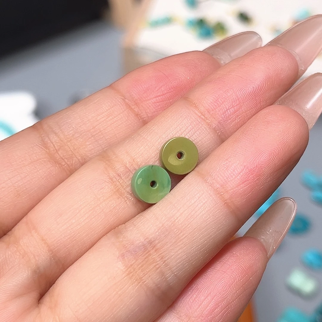未镶嵌绿松石珠宝半成品