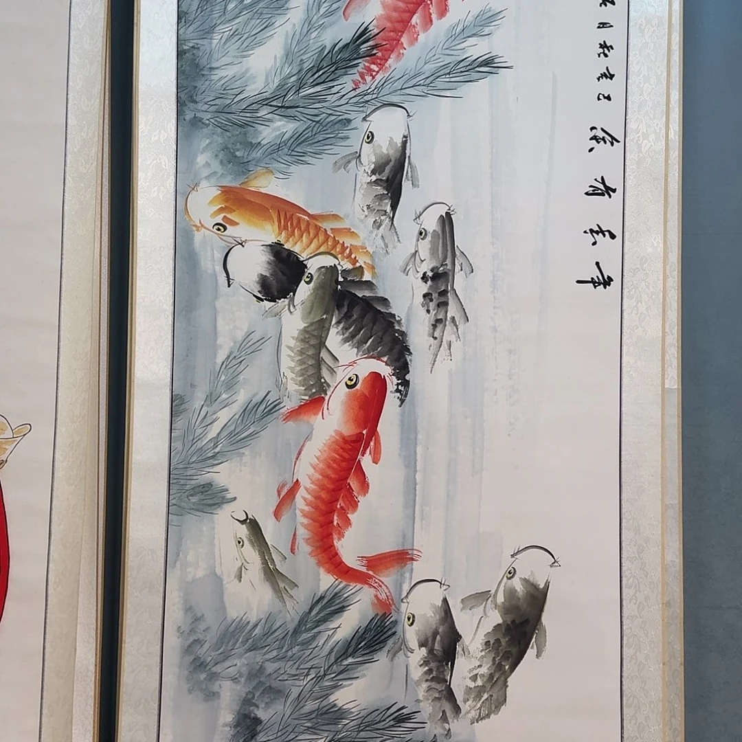 纯手绘国画作品好看四尺