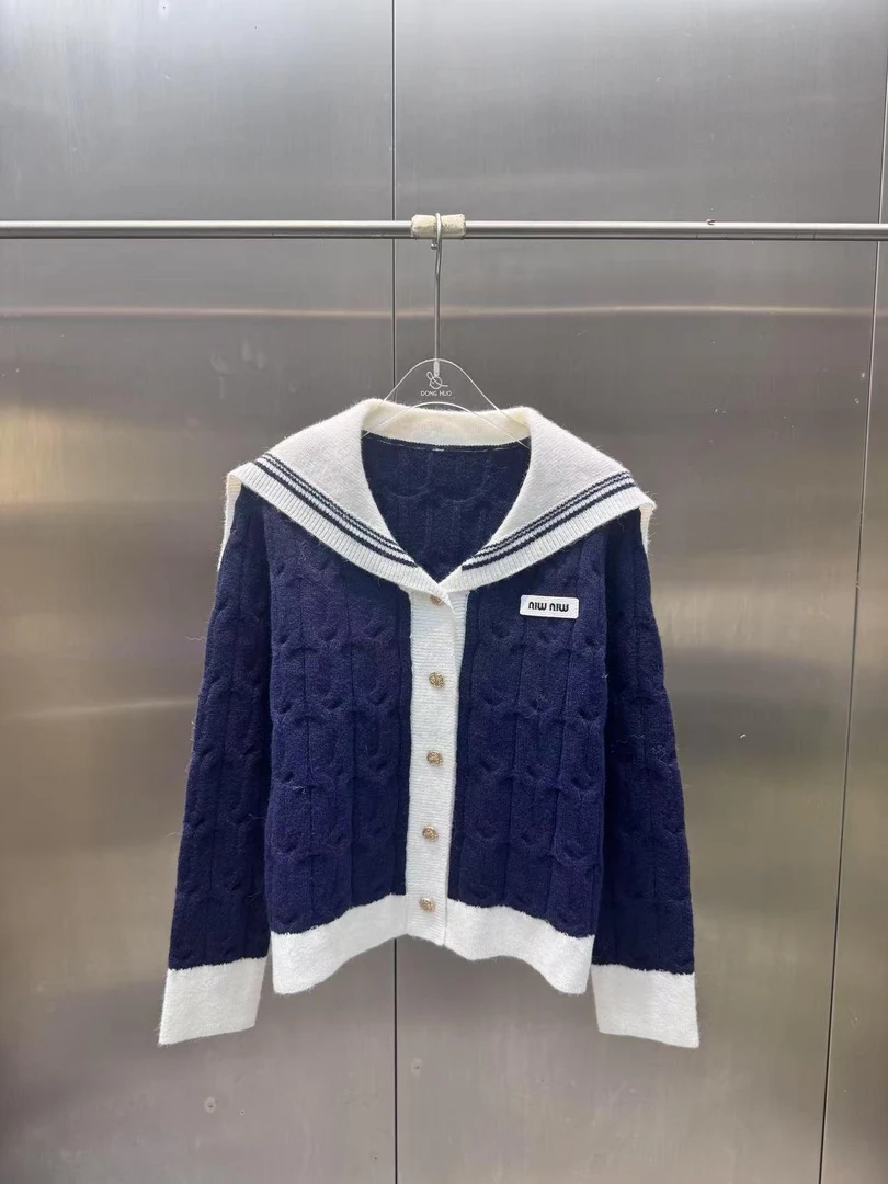 【编码94】海军领常规款女冬季针织毛针织衫学院风毛衣针织衫81351