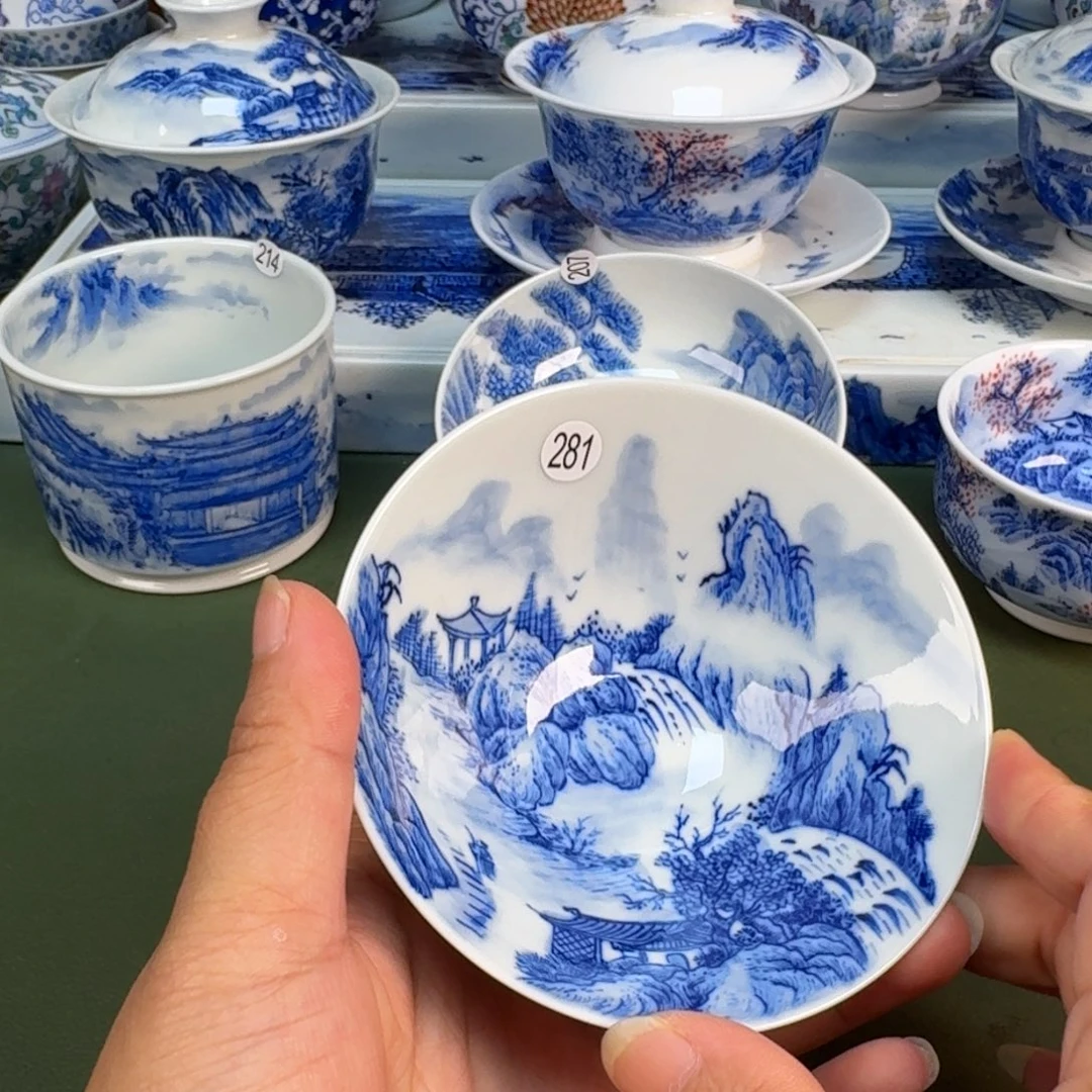 景德镇纯手绘茶具圆圆281