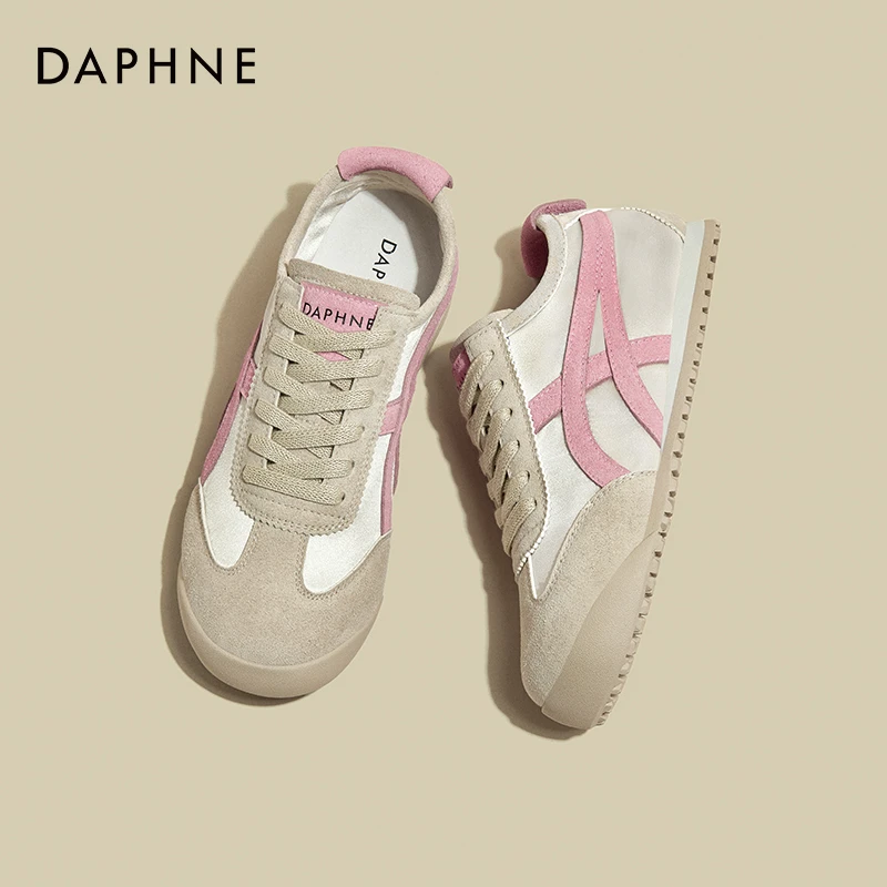 达芙妮复古欧若风德训鞋女2025春季新款阿甘鞋软底轻便休闲运动鞋