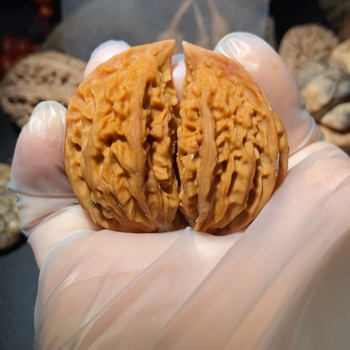 文玩核桃把件东北楸子小雪23