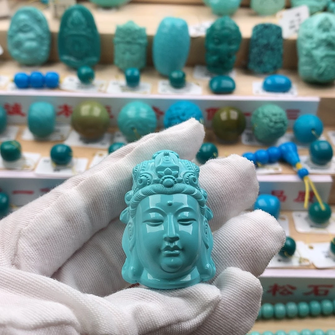 绿松石未镶嵌配饰