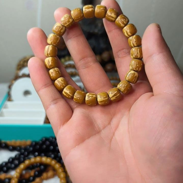 紫金鼠手串W紫金鼠实心老型花皮