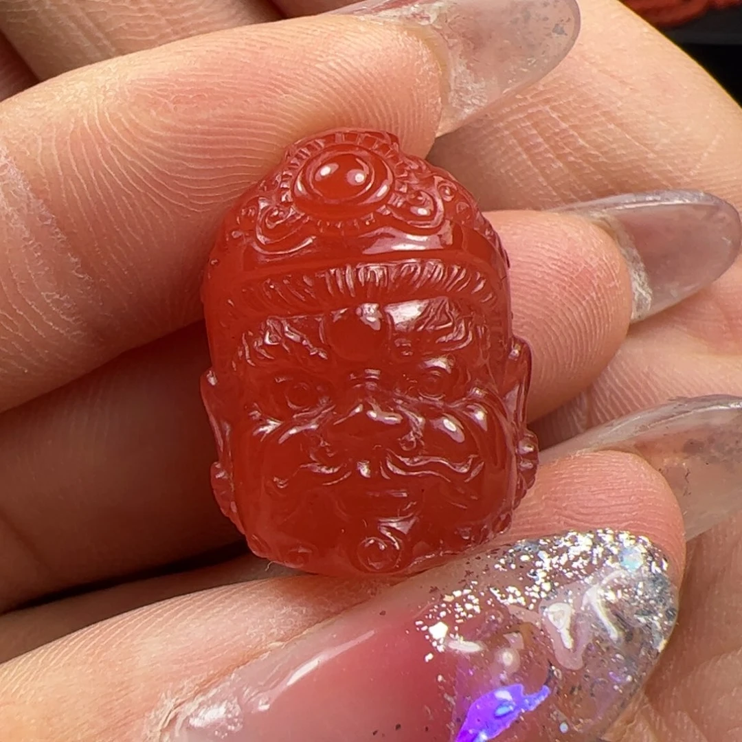 南红玛瑙吊坠未镶嵌