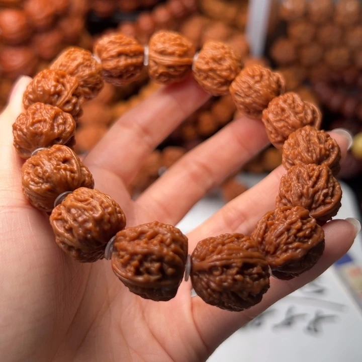 文玩核桃手串17火焰纹