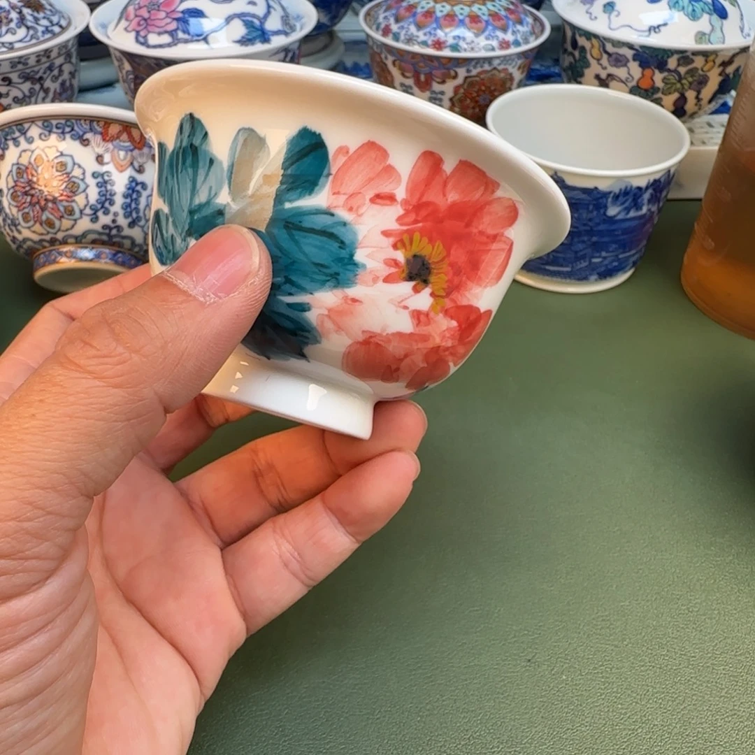 纯手工纯手绘茶具石头25