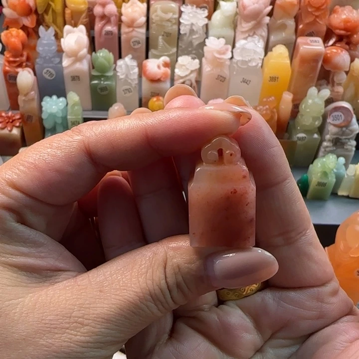 昌化石印石素****筝1.8厘米包刻字