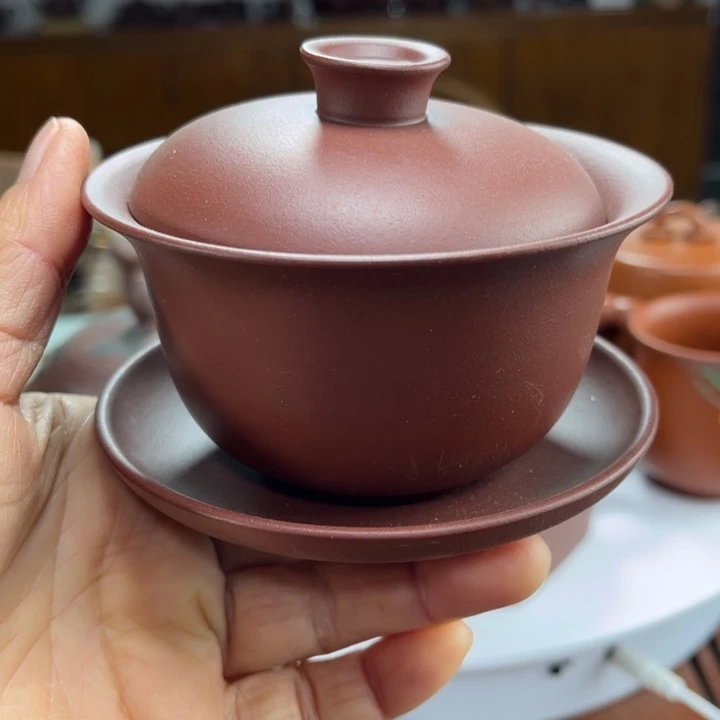 紫砂茶壶紫砂花茶