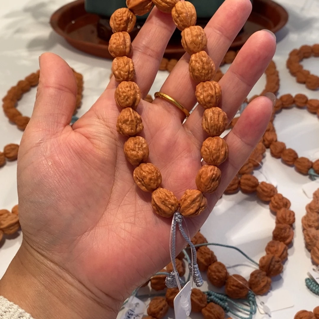 马***生文玩核桃手串蛤蟆头