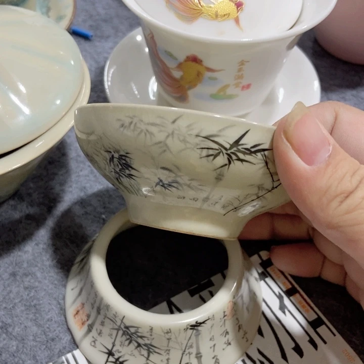 摆件茶具微瑕，介意勿拍