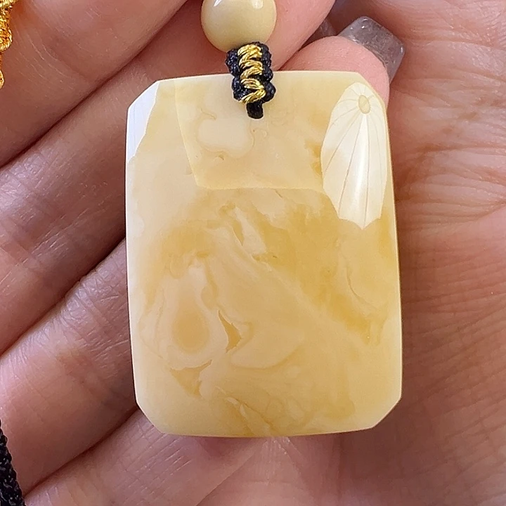 蜜蜡颈饰未镶嵌蜜蜡