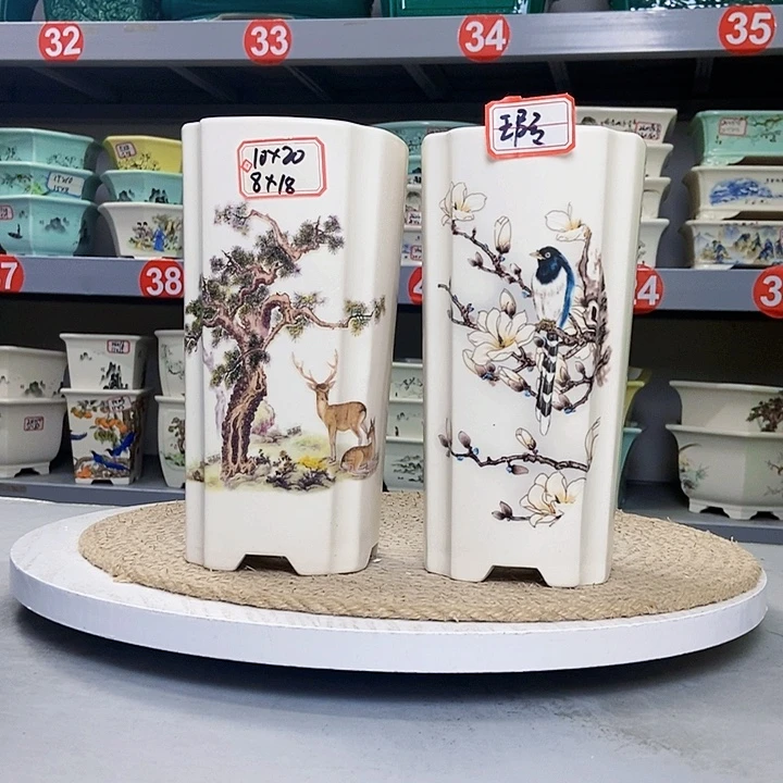 紫砂花瓶紫砂花盆