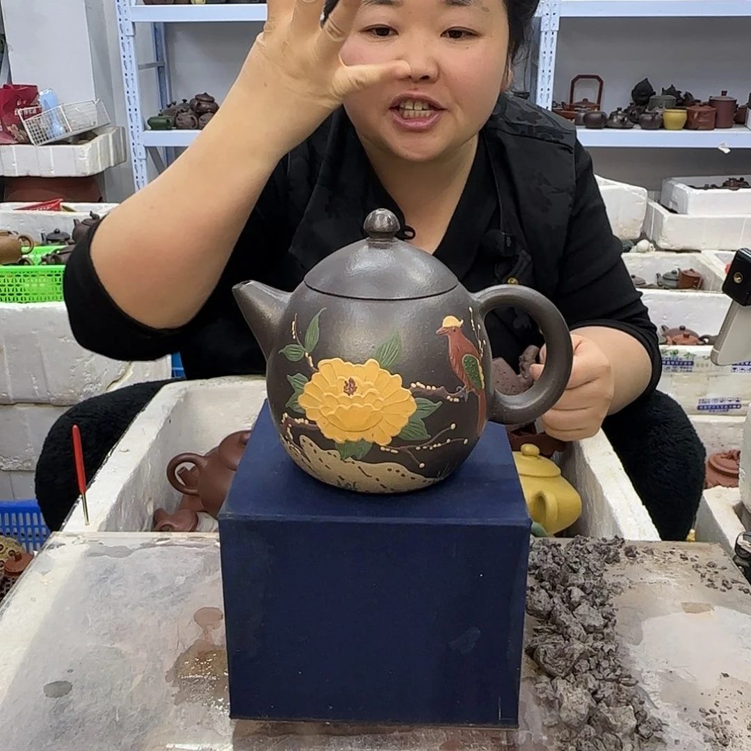 茶壶紫砂宜兴紫砂壶瑕疵处理