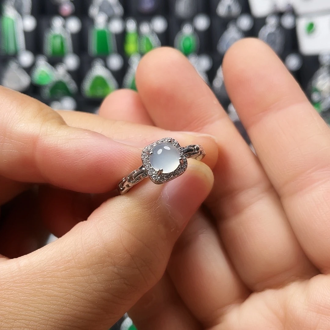 玛瑙/玉髓戒指合金