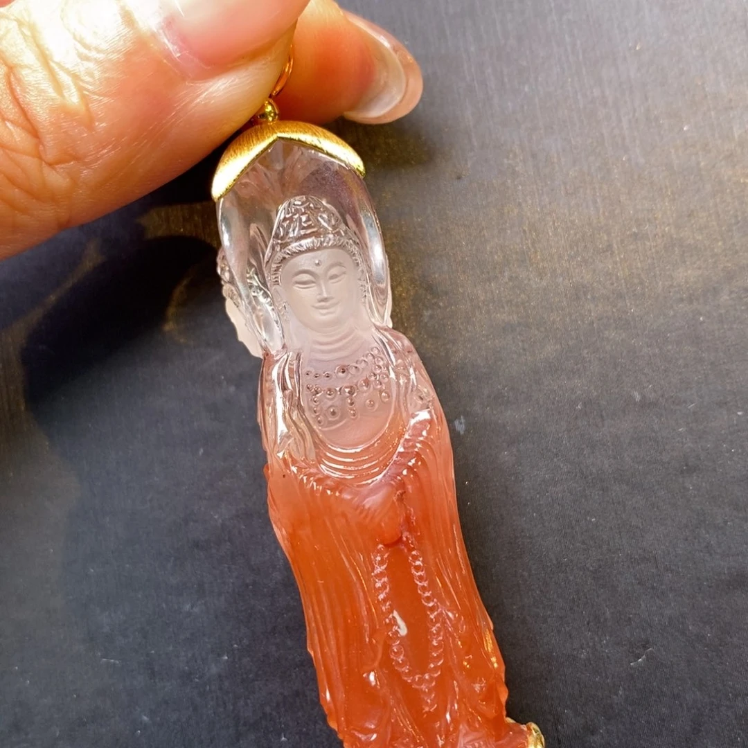 18K金镶嵌颈饰水晶JP51673婷