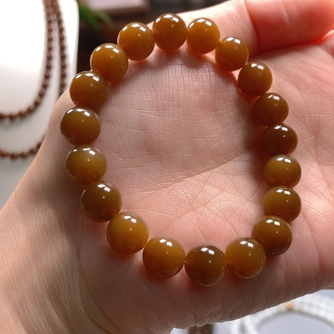 和田玉手串未镶嵌