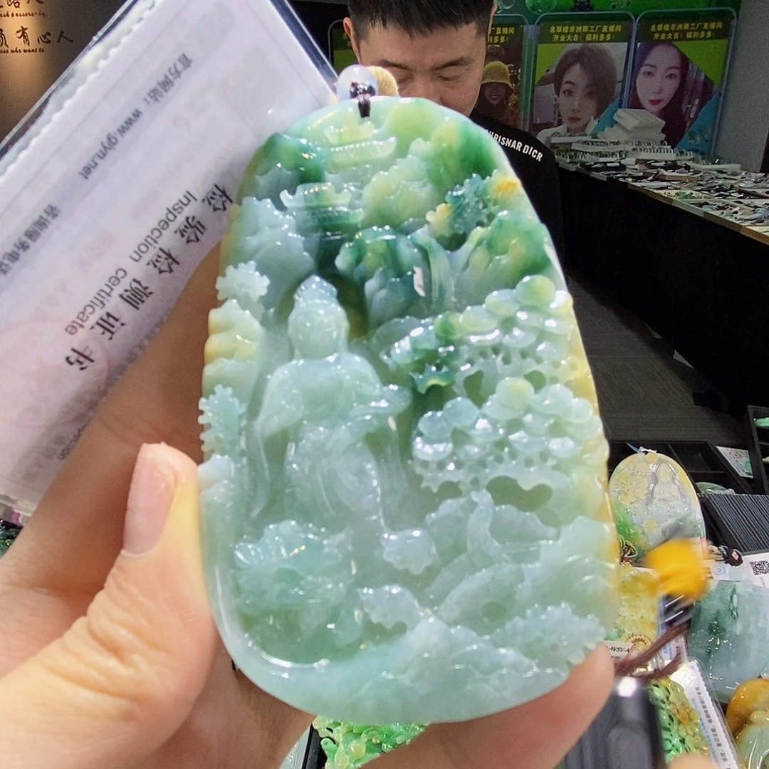 颈饰未镶嵌翡翠翡翠