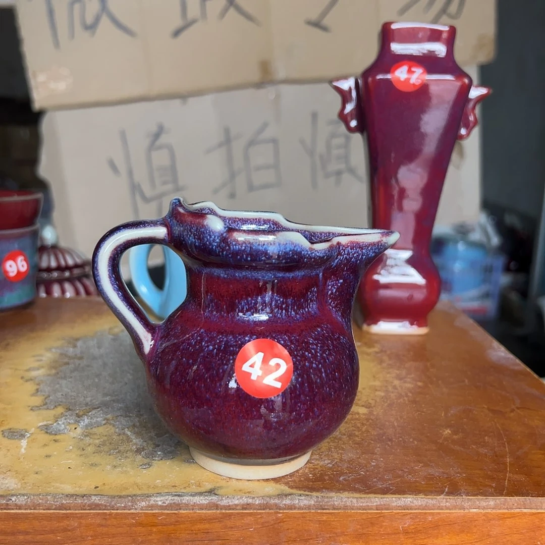 摆件郑家钧窑摆件微