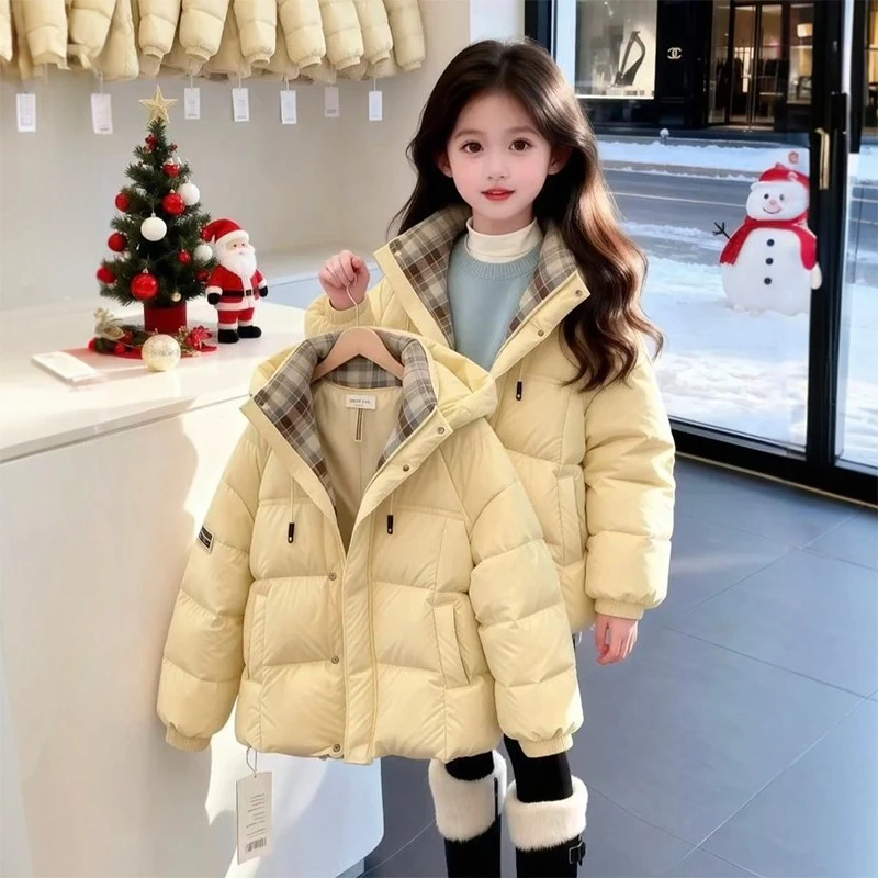 女童棉衣棉服冬季2026新款韩版冬装洋气时髦加厚中大童棉袄外套潮