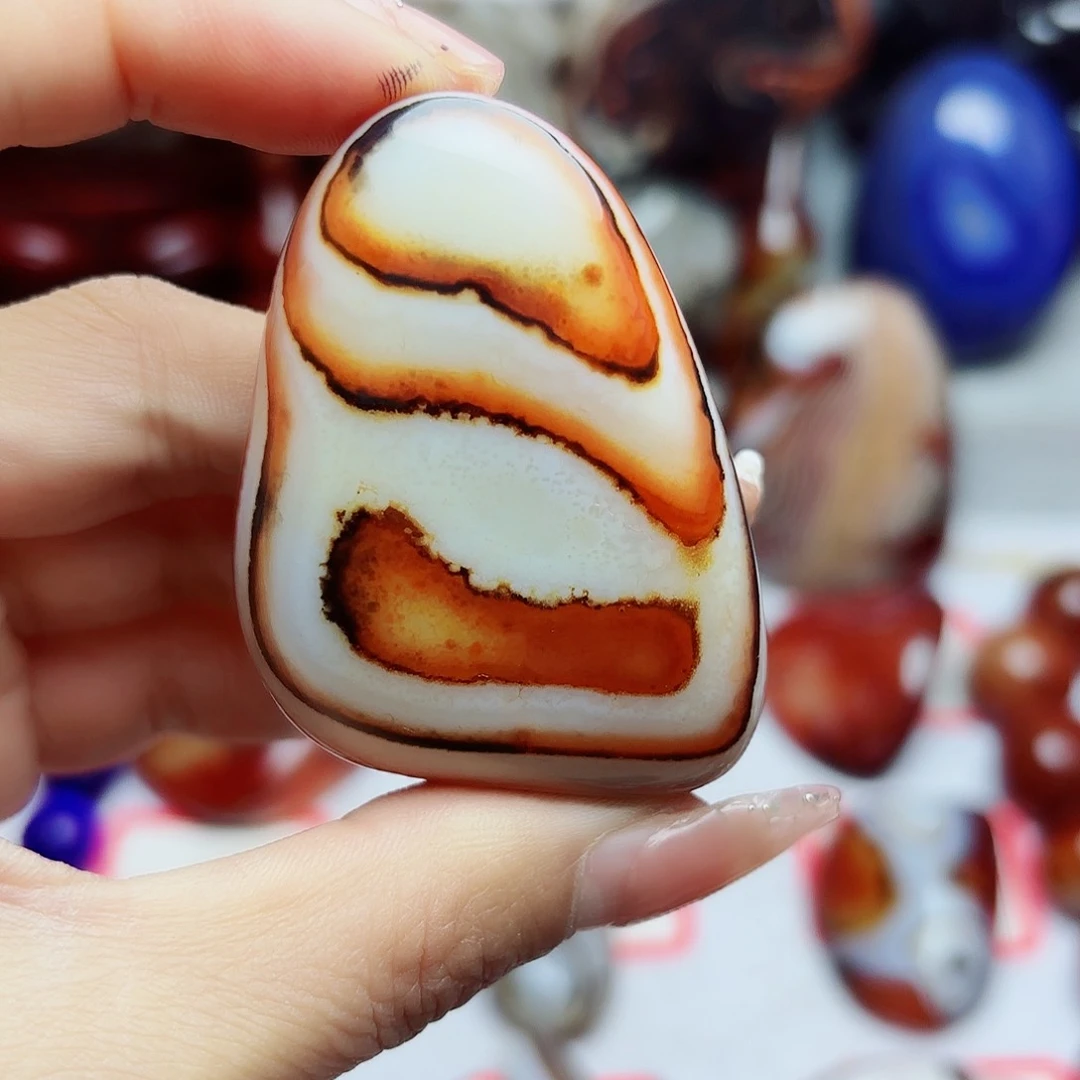 玛瑙/玉髓珠宝奇石银S925镀金镶嵌谊*