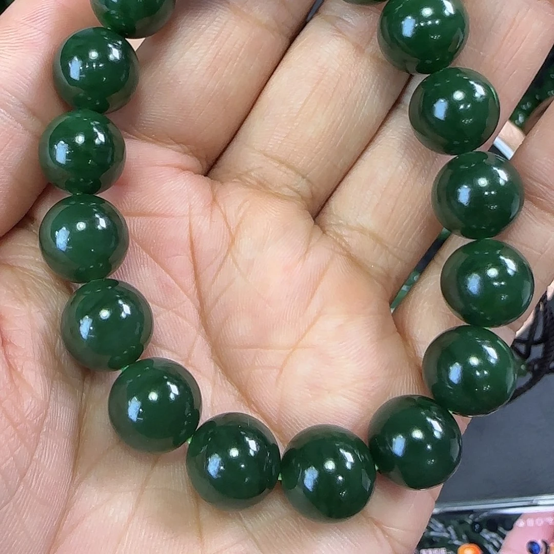 汤****和田玉（碧玉）未镶嵌吊坠(不含链)