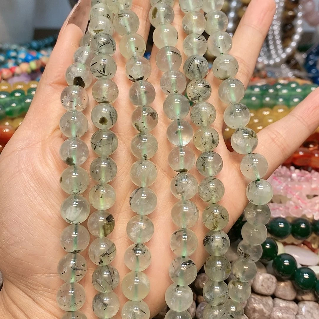 玛瑙/玉髓散珠天然葡萄水晶10mm一条