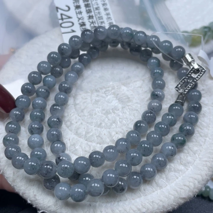 *****未镶嵌手链翡翠天然A货缅甸翡翠6.5