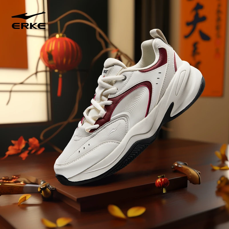 领航M2K丨鸿星尔克时尚百搭运动休闲潮流轻便跑步情侣运动鞋2155