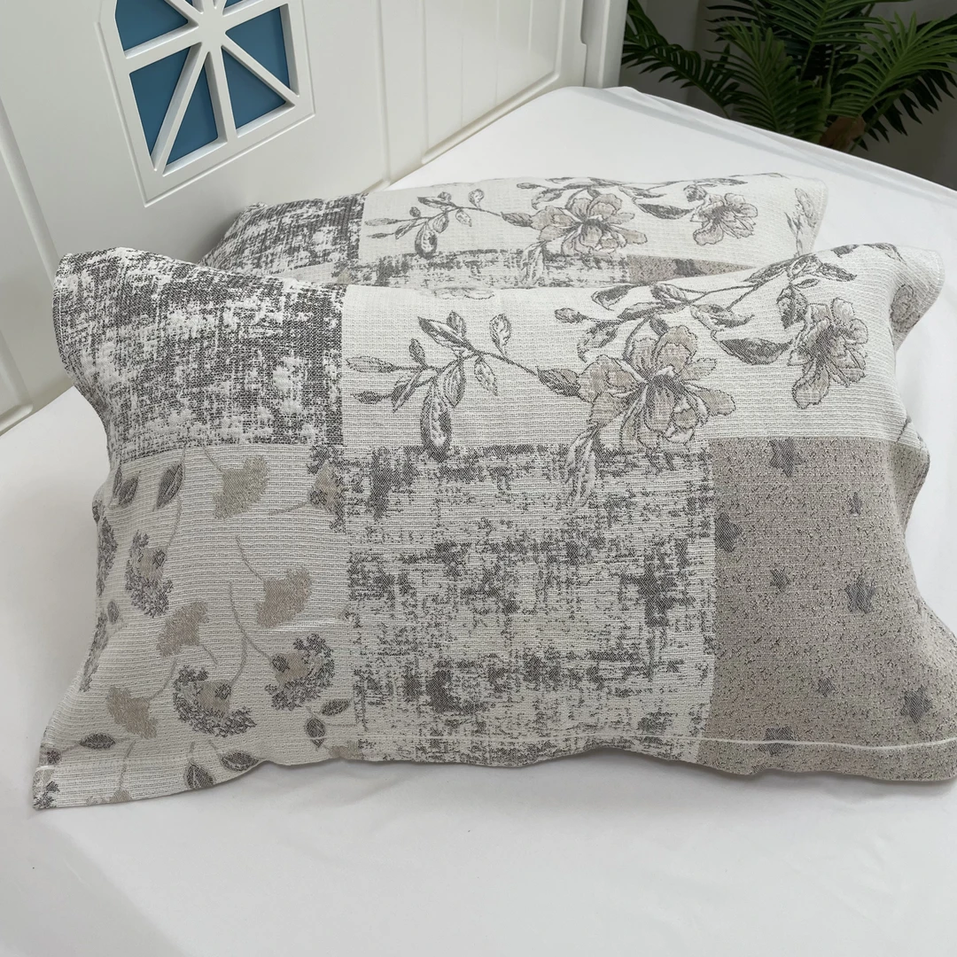 枕巾【蔷薇花园】50X70厘米 高端轻奢 加厚成人大号枕巾一对