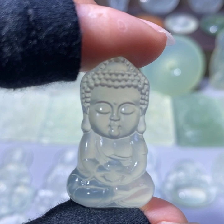 岫玉未镶嵌吊坠吊坠