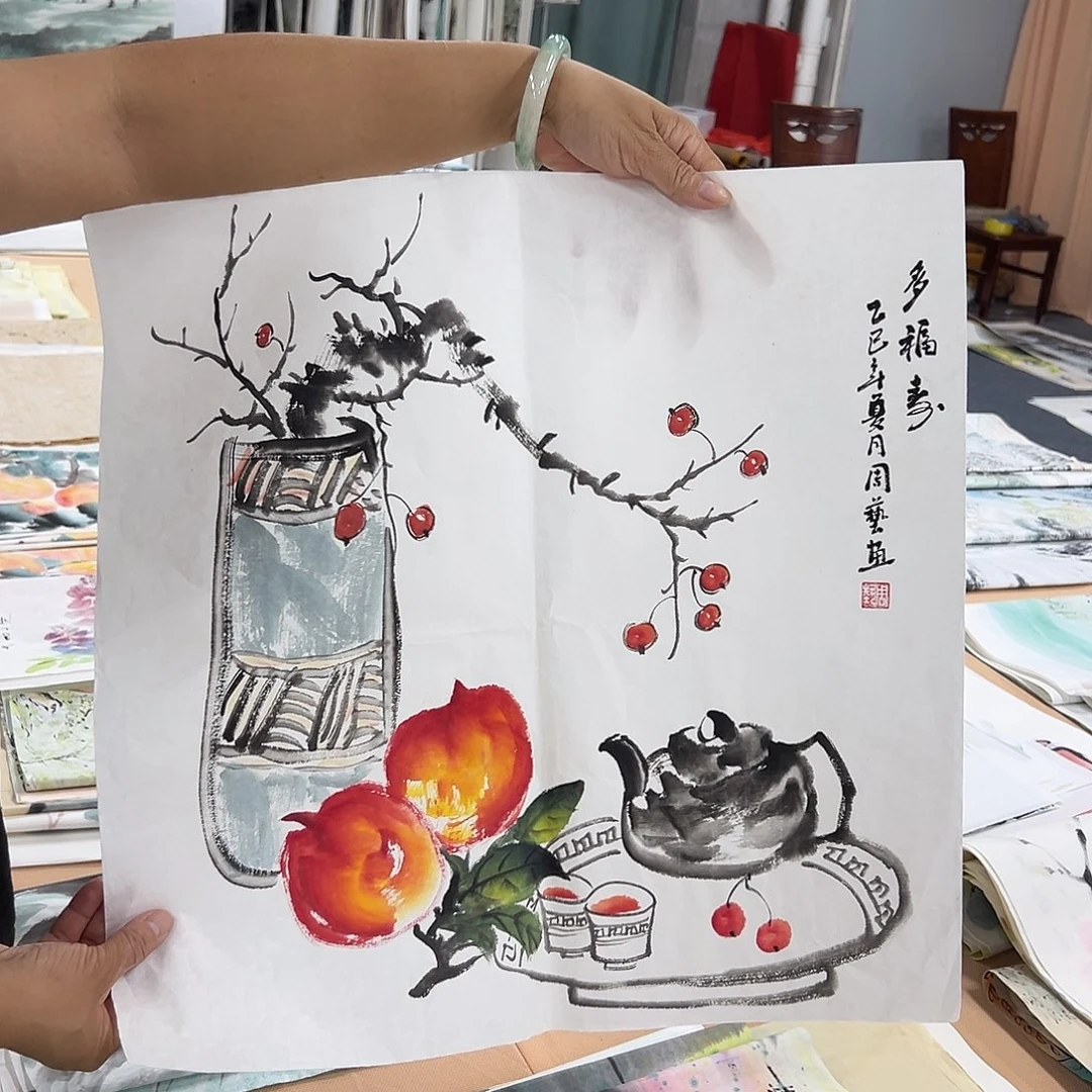 国画XD精品国画作品单幅任发