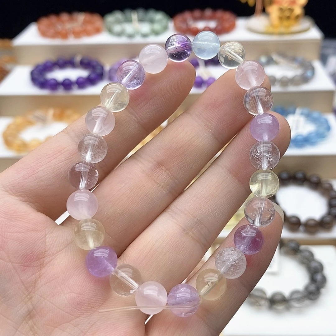 未镶嵌手链水晶水晶多宝8mm