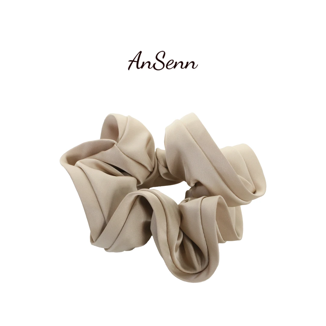 法式复古木耳边大肠发圈女后脑勺扎马尾发绳高弹力耐用橡皮筋头饰