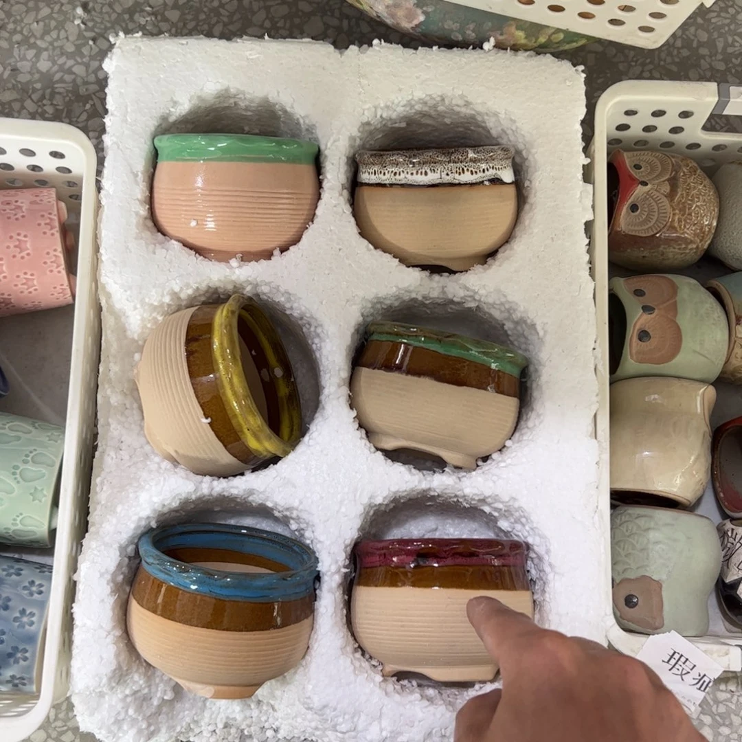 陶瓷陶瓷多肉花盆@@1