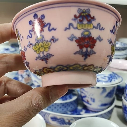 景德镇陶瓷大压手杯