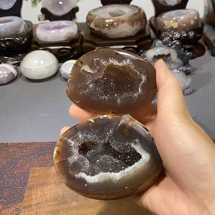 水晶摆件未镶嵌聚宝盆