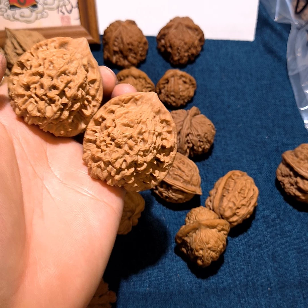 O*文玩核桃，麒麟纹官帽47