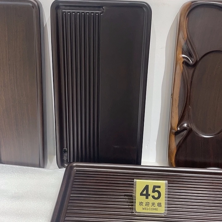 非洲进口黑檀木茶盘50～26～5